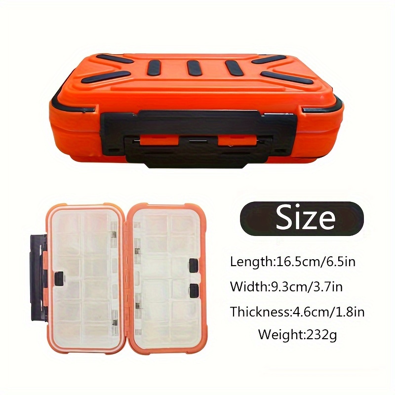 Double Sided Waterproof Fishing Gear Box Portable Hook Bait - Temu