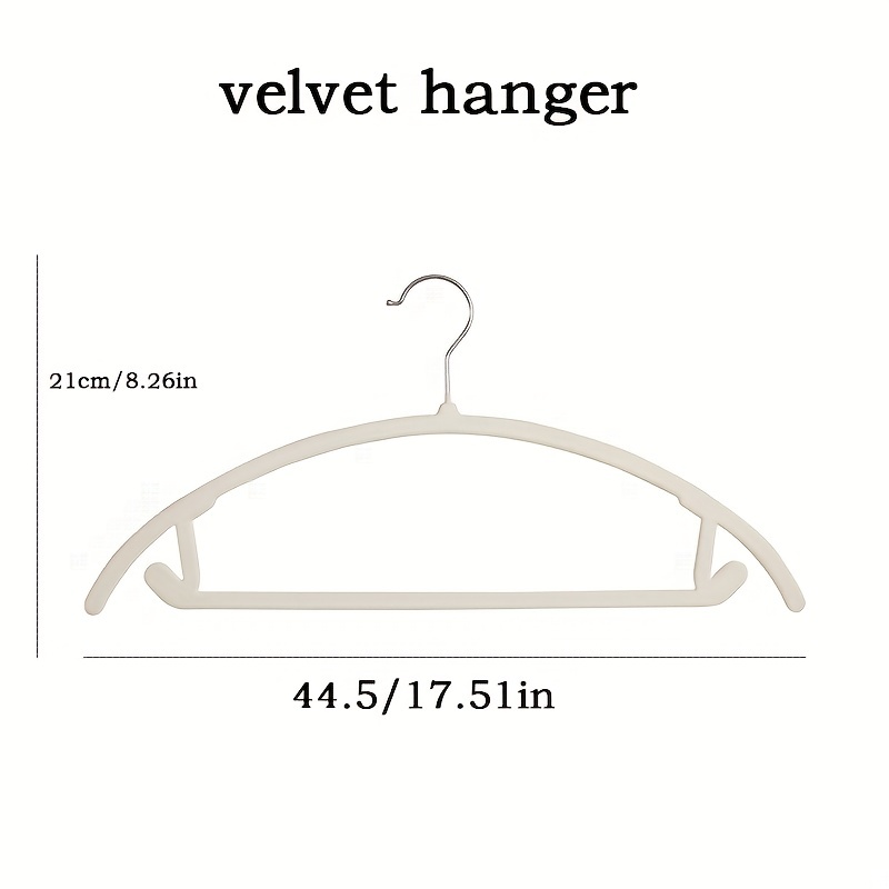 Clothes Coat Velvet Hangers Non Slip Luxury Flocked - Temu