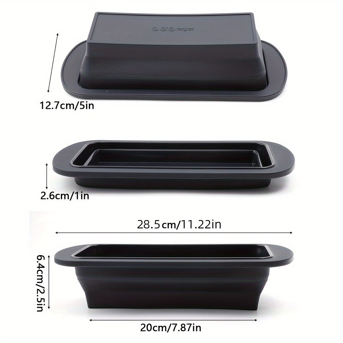 Collapsible Silicone Loaf Pan, Rectangle Baking Bread Pan, Foldable Toast  Making Tool, Non-stick Bakeware, Oven Accessories, Baking Tools, Kitchen  Accessories - Temu
