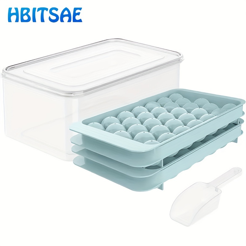 Silicone Ice Cube Tray Sphere Round Ice Ball Maker, Ice Balls Mould for  Chilled Drinks Whiskey Cocktails - blue 