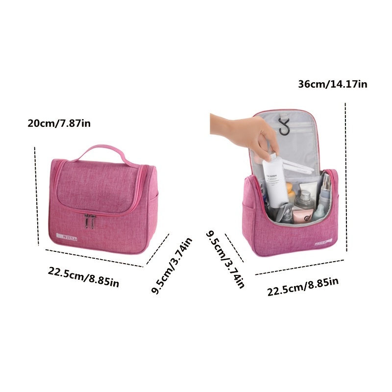 Waterproof Hanging Cosmetic Bag for Toiletries