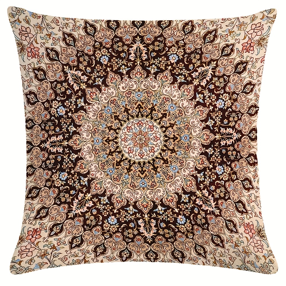 Vintage Boho Decor Throw Pillow Covers Bohemian Ethnic Style - Temu