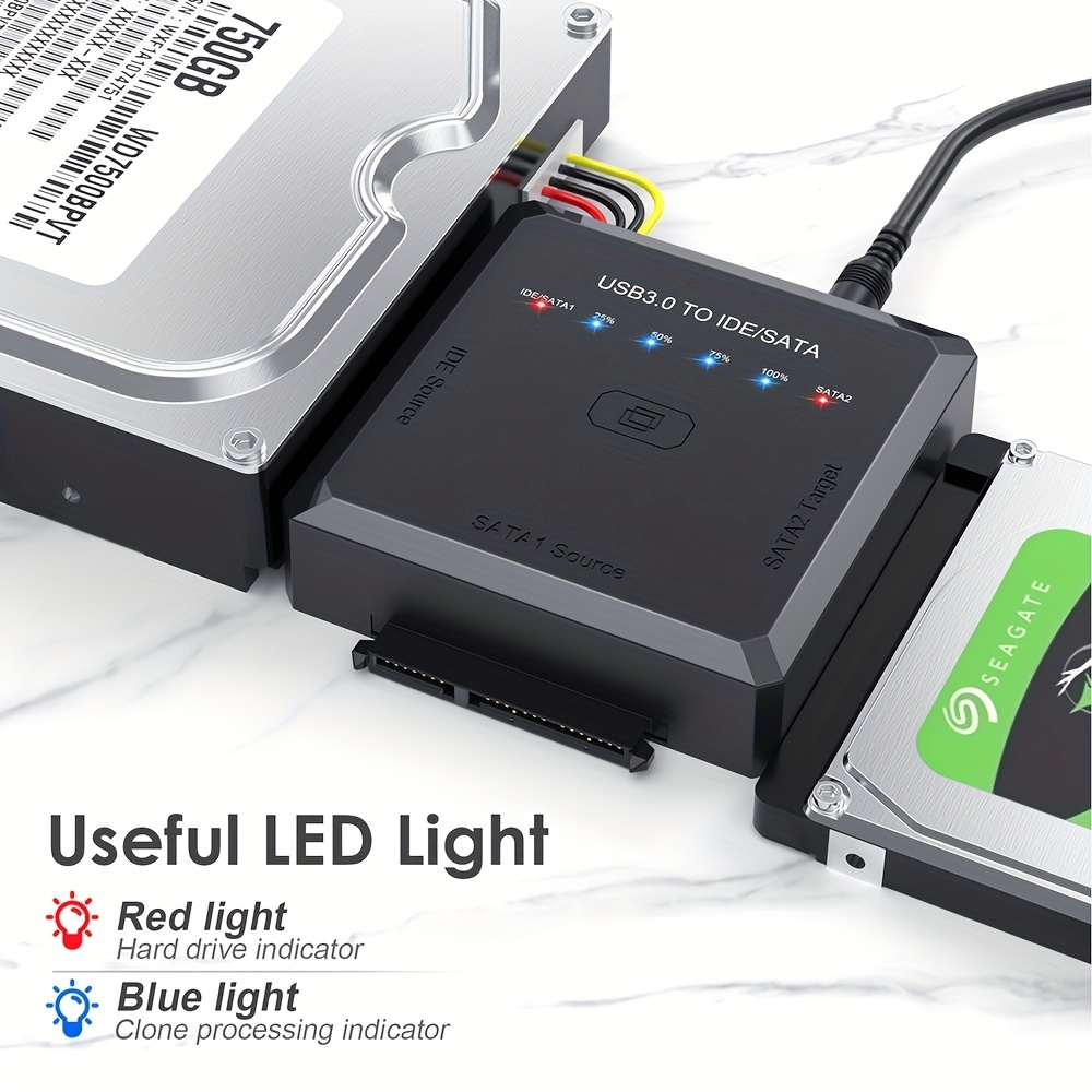 Achetez Câble Adaptateur de Disque Dur Portable USB 3.0 à SATA Pour 2,5 /  3,5 hdd de Chine