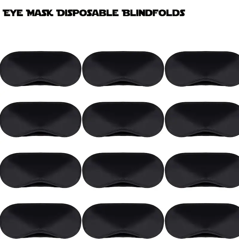 Eye Mask Disposable Blindfolds For Games With Nose Pad Soft Eye