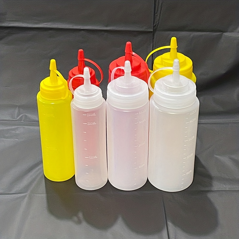 Portable Honey Bottle Transparent Plastic Squeeze Bottle For - Temu