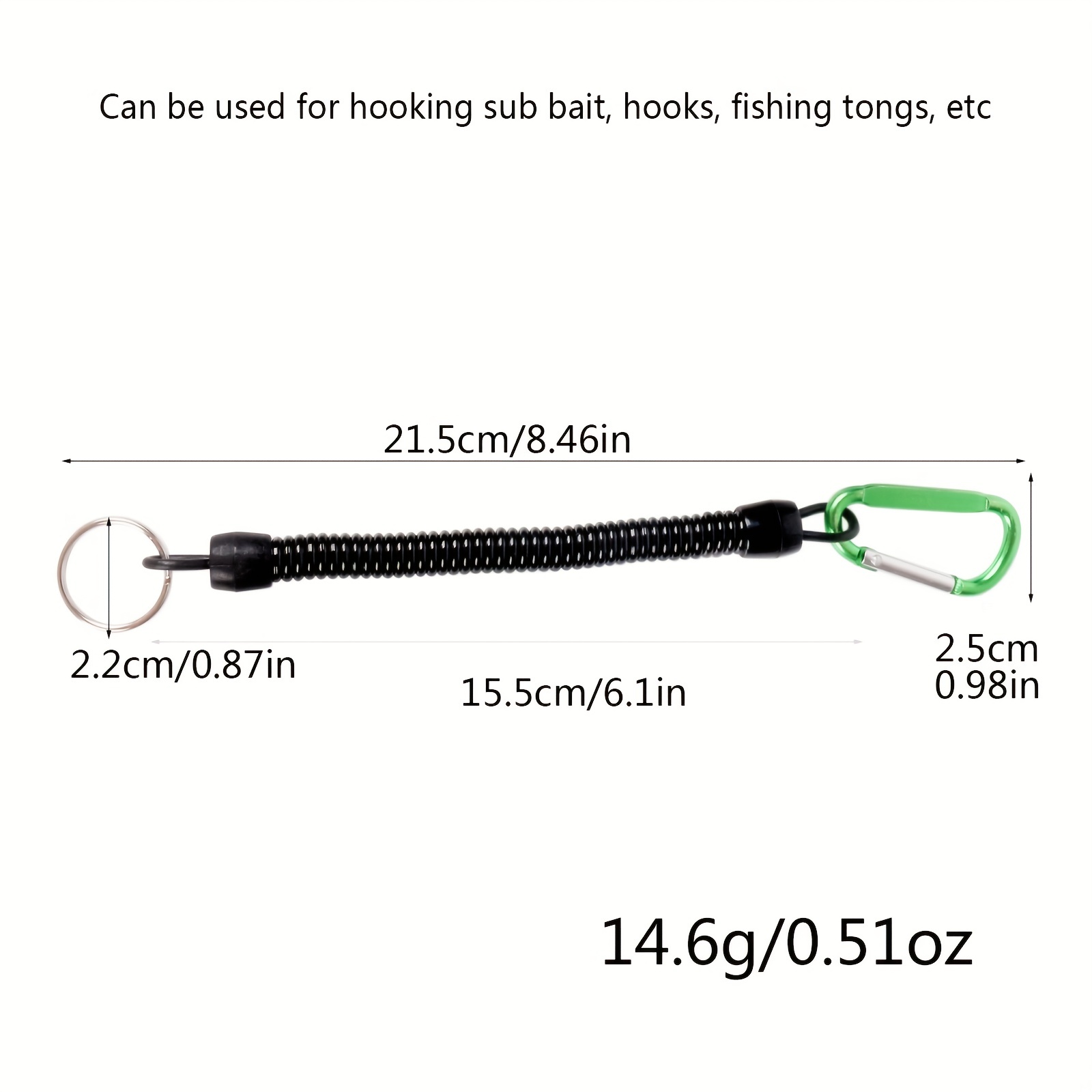 Telescopic Coiled Lanyards Fishing Pliers Secure Tackle - Temu