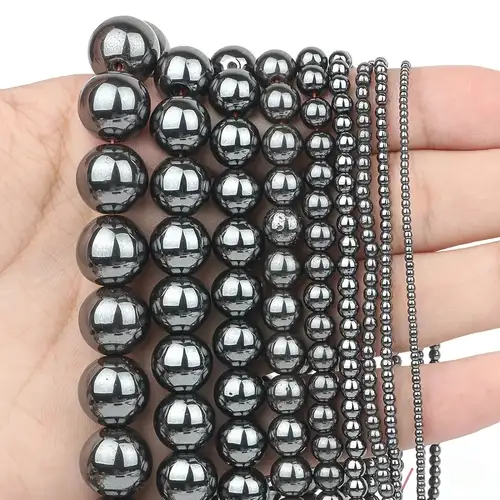 10 Strands 2mm Black Hematite Facdted Tiny Beads For Jewelry