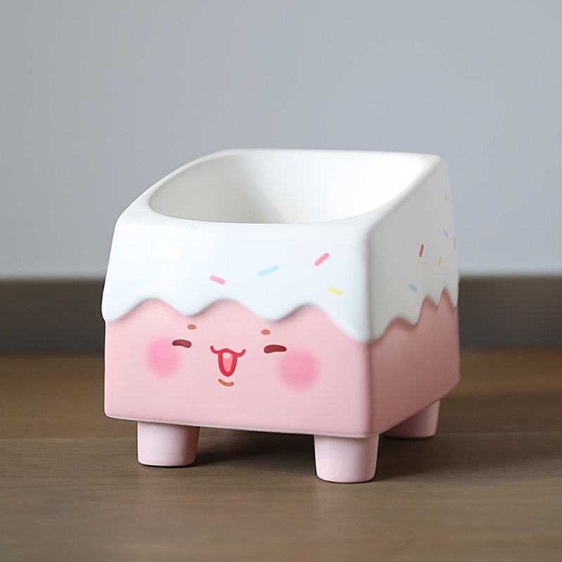 Pet Bowl Slanting Adjustable Lifting Ceramic Cat Bowl Cat - Temu