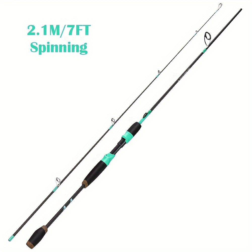 Sougayilang Spinning/casting Fishing Rod 2 section Carbon - Temu