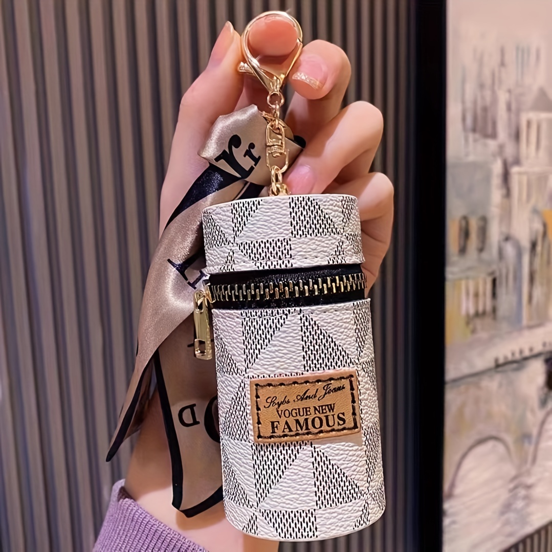 Fashion Windmill Pattern Mini Lipstick Bag, Lightweight Cylinder Type  Pendant With Keychain, Perfect Bag Accessories - Temu