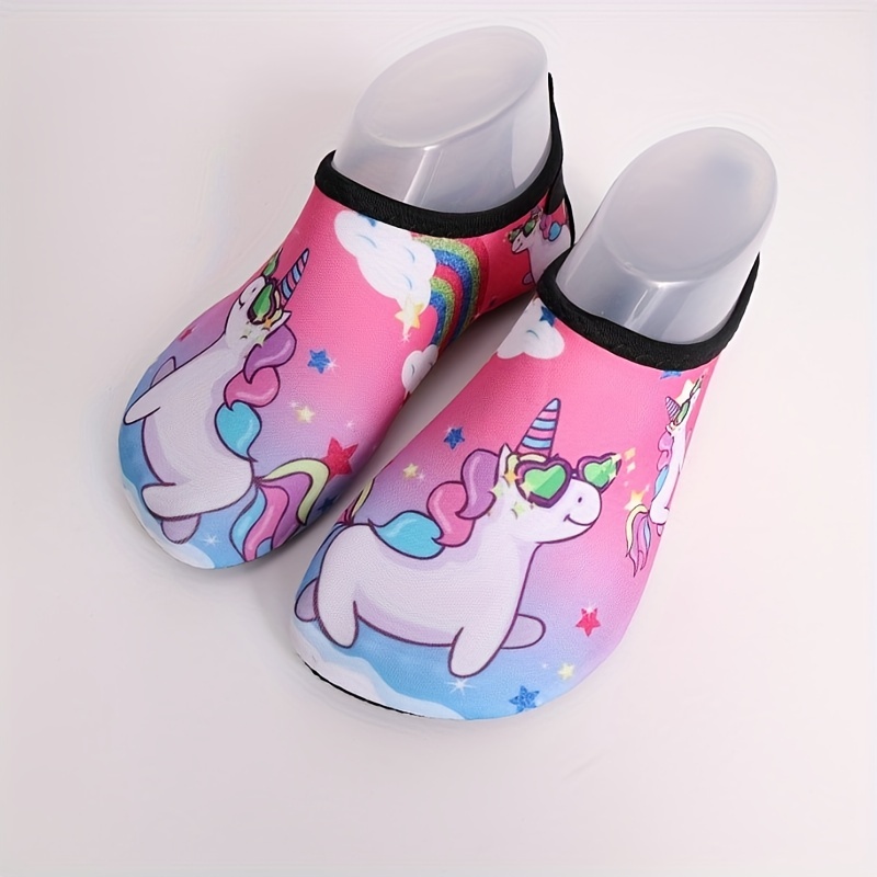 Sun Smarties - Calcetines de natación antideslizantes para bebés y niñas  con UPF 50+, para arena y agua, talla S, color morado