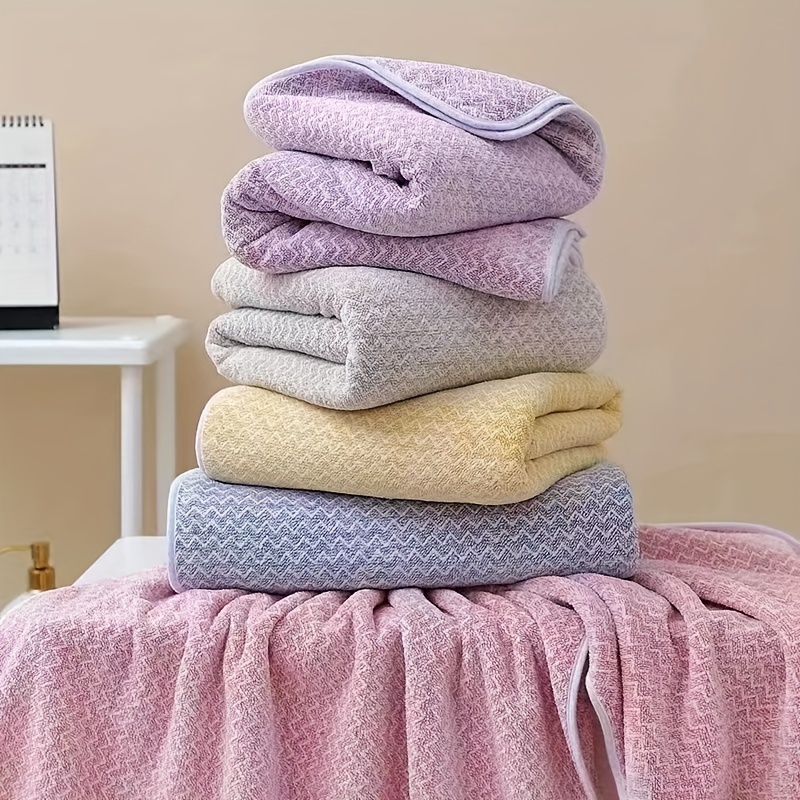 Soft Absorbent Towel Bath Towel Oblong - Temu