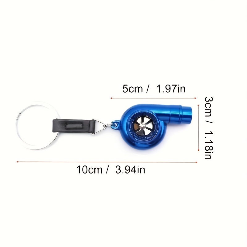 Turbo Whistle Keychain for Car Decoration