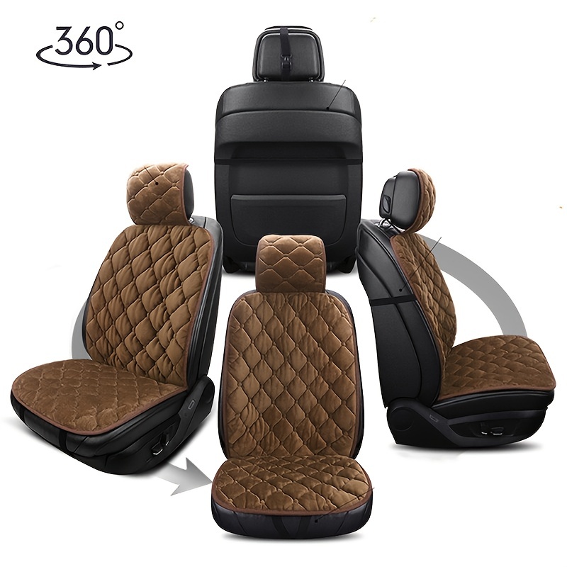 New Car Heated Seat Cushion, Winter Plush Single Piece Car Seat