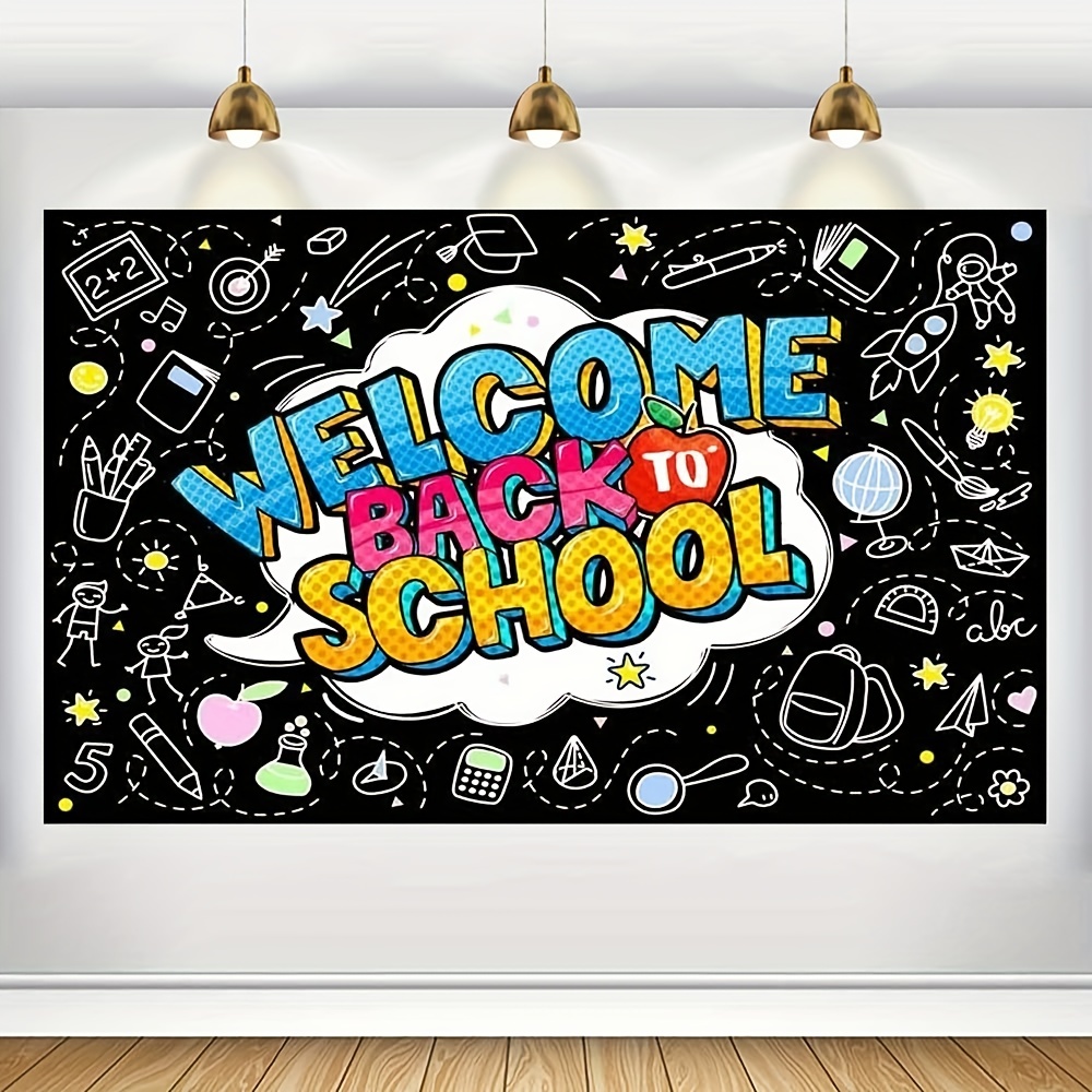 Welcome Back To School Banner Perfect For Kindergarten Photo Booths, Classroom  Decor, And School Parties Temu United Arab Emirates