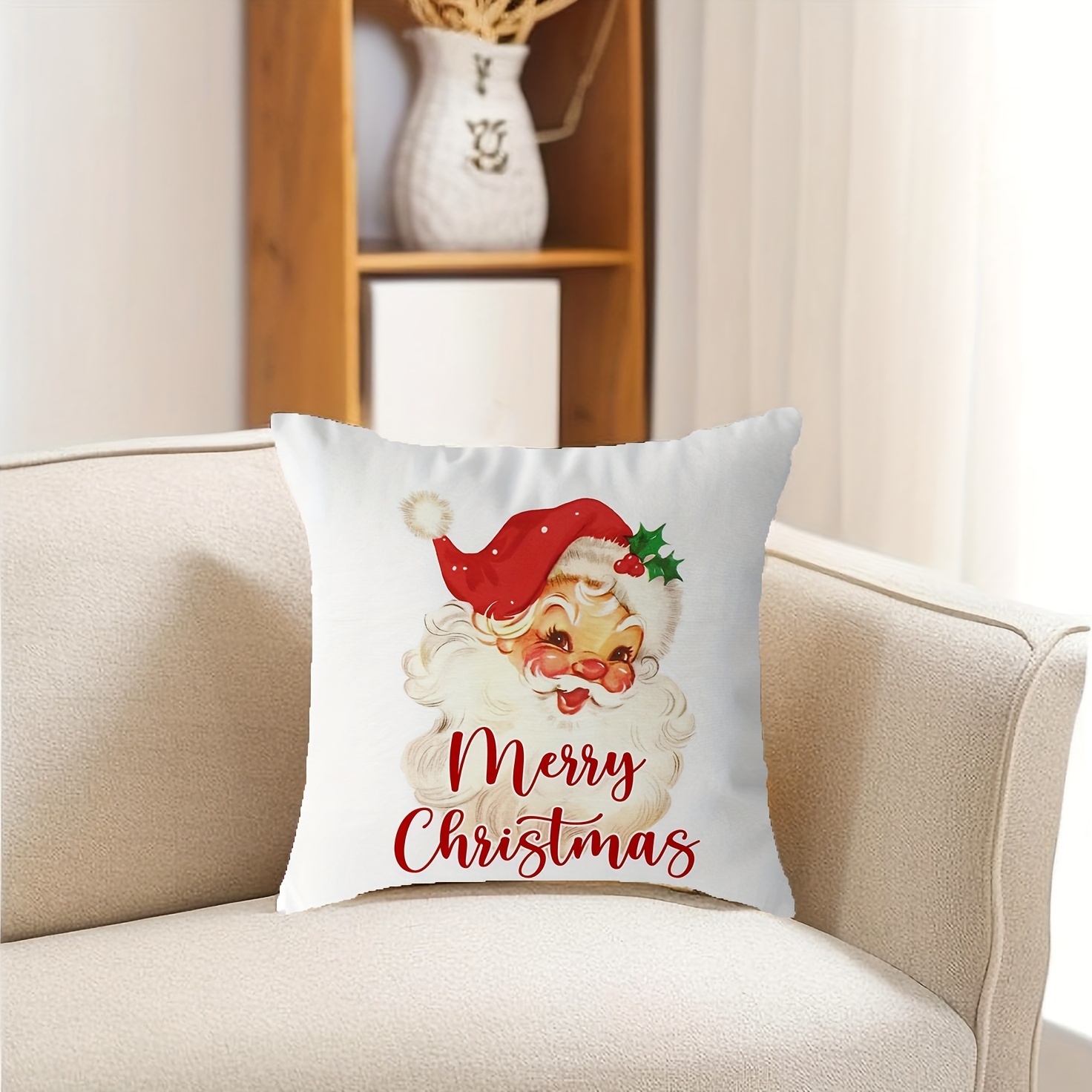 Vintage christmas pillow online covers