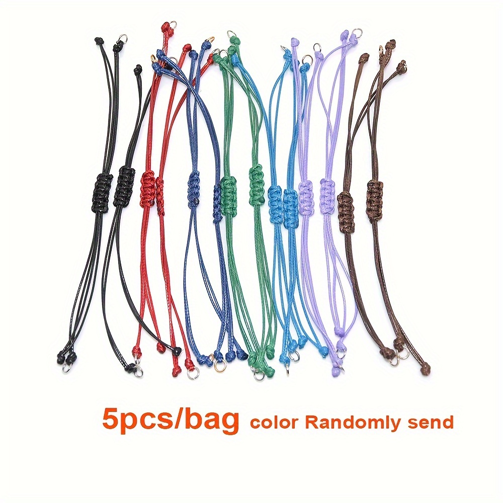 Multicolor Braided Adjustable String Hand Chains Diy - Temu