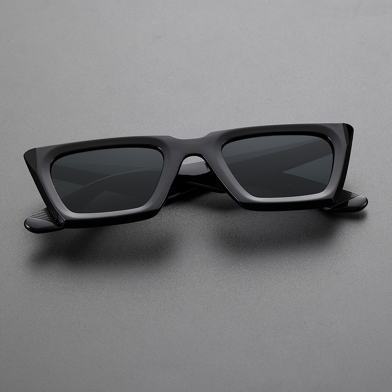 1pc Men's Fashion Black Full Frame Sunglasses, ideal choice for gifts