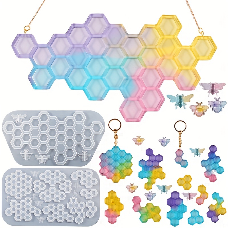 Honey Honeycomb Keychain Pendants Door Plate Pendant - Temu