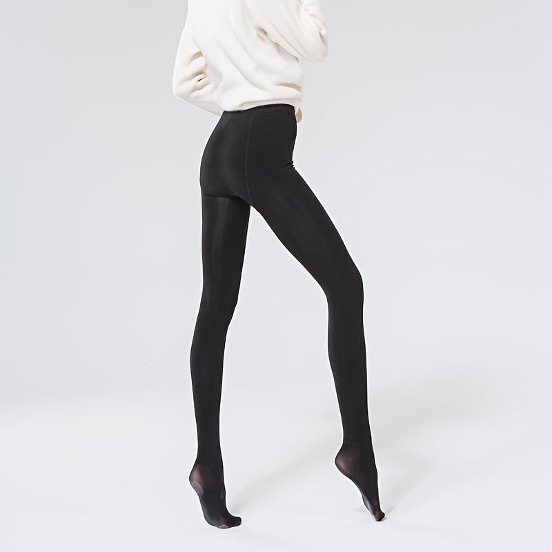 Plus Size Casual Stockings 0xl 2xl Women's Plus Solid - Temu Canada