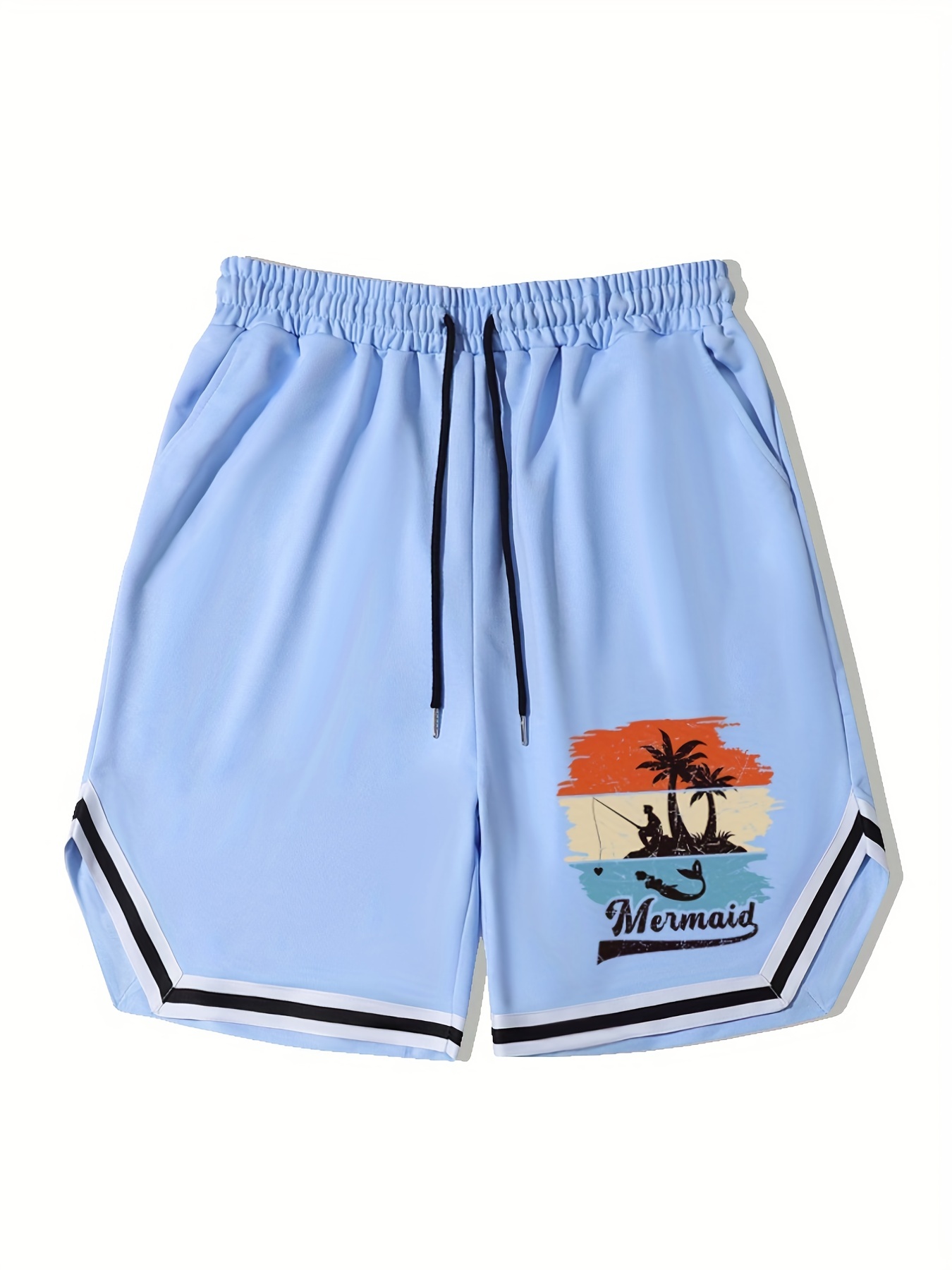 Mens Vintage Fishing Graphic Basketball Shorts Casual Slightly Stretch  Breathable Drawstring Shorts Mens Clothing For Summer Outdoor, Free  Shipping On Items Shipped From Temu