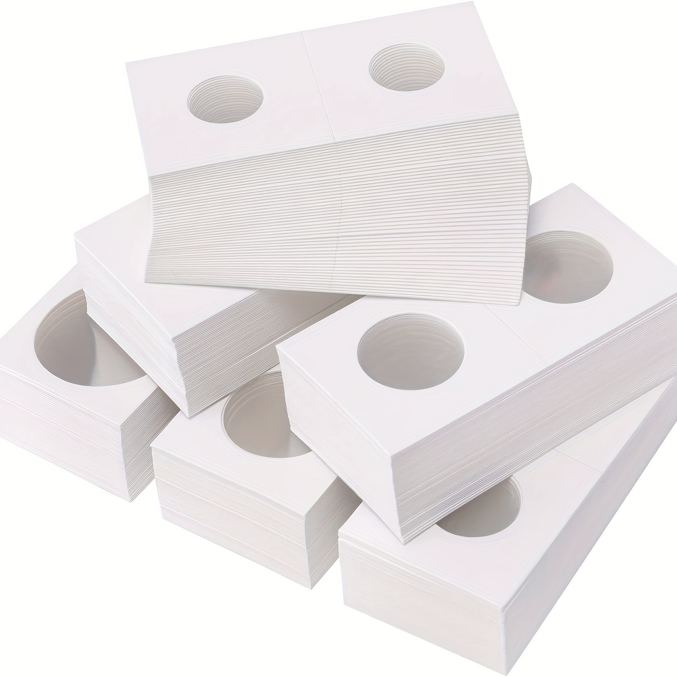 300-1200pcs Coin Collectors' Sleeves with Flip Cover