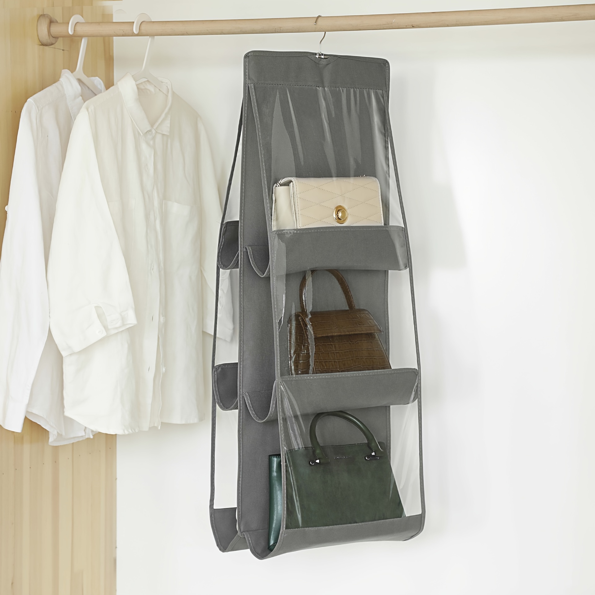 Hanging High capacity Clothing Storage Bag Layered Foldable - Temu