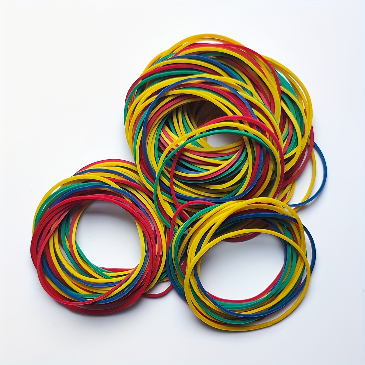 100/200 Pieces Of Multi-colored Rubber Bands With A Diameter Of 38mm,  Office Supplies For Schools And Families, Elastic Bands