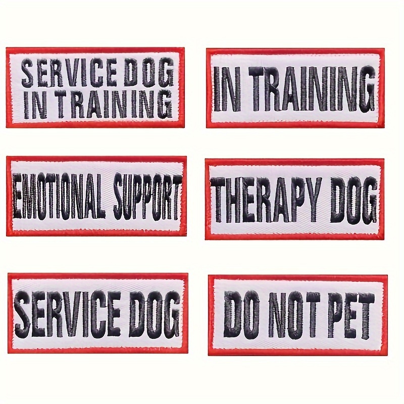 Service Dog Patch Removable Do Not Pet Patch With Hook And - Temu