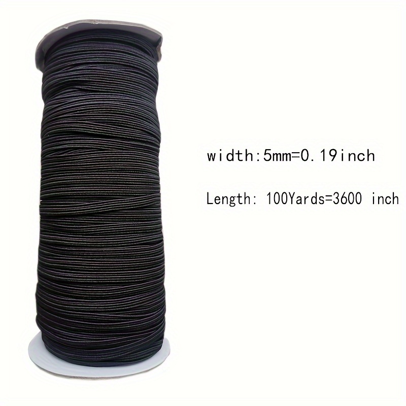 1pc 5mm Sewing Elastic Band Stretch High Elasticity Knit Elastic