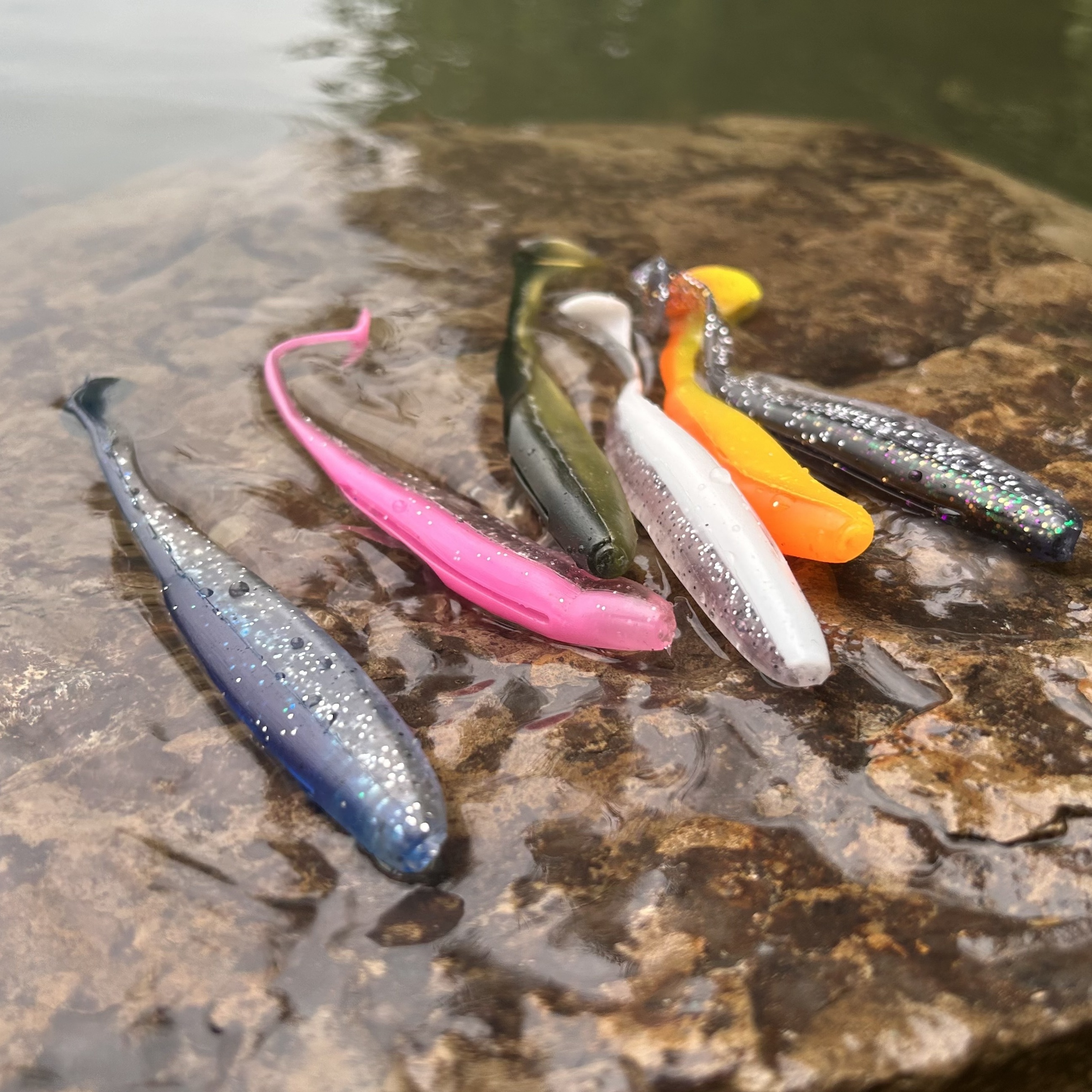Elastic Soft T tail Fishing Lures Artificial Floating - Temu