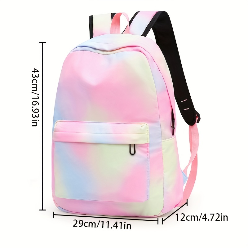 Color-Blocked Backpack & Lunch Tote Set