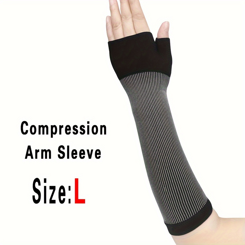 Compression Arm Sleeve Women Men 20 30mmhg Half Arm Support - Temu