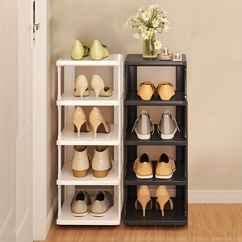 Zapatero Simple de Metal, estante para zapatos, sala de estar, ahorro de  espacio, organizador de zapatos