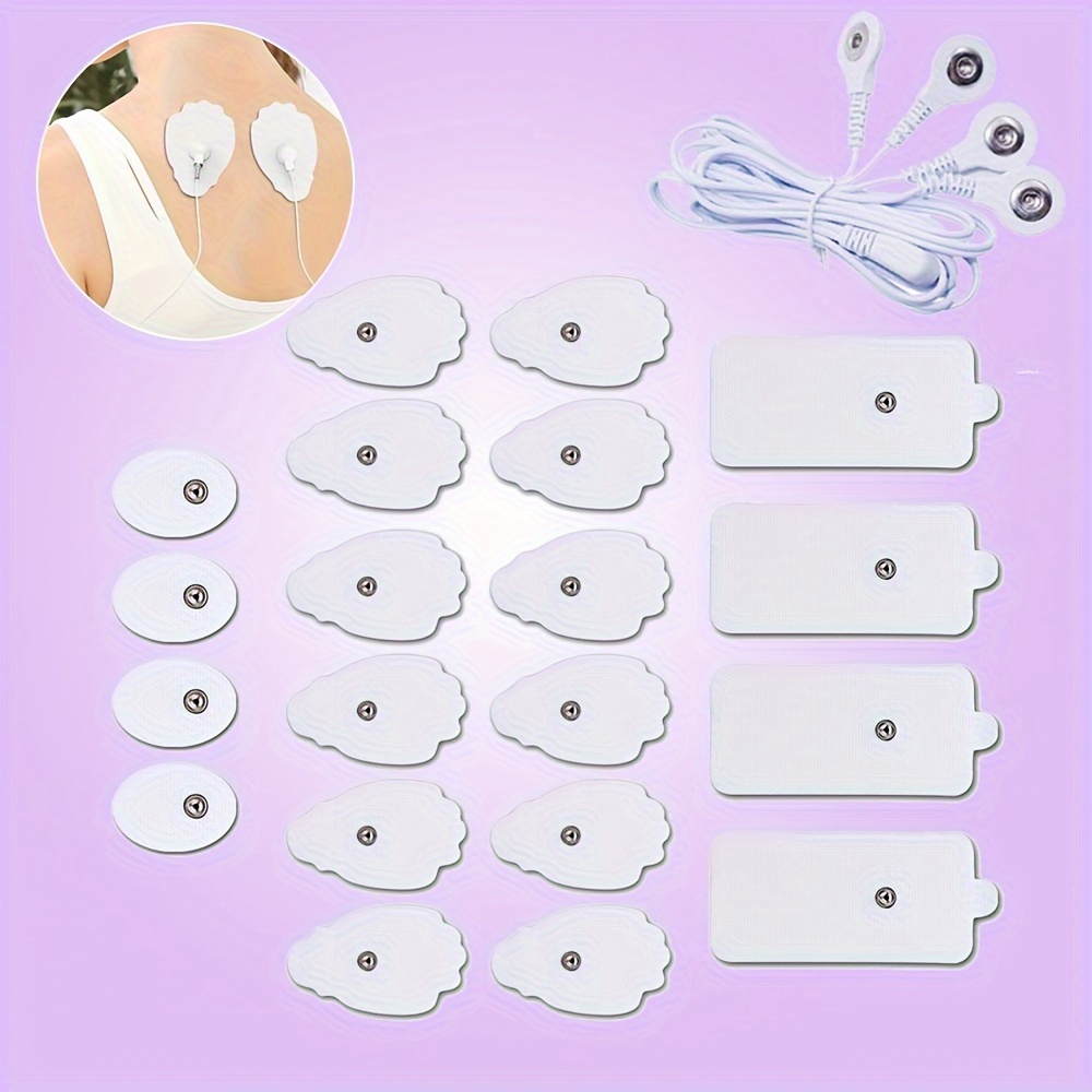 12pcs Electrotherapy Long Life Pads Replacement Electrode Pads - Premium  Self-adhesive Reusable Massage Replacement Gel Pads For Omron Massagers 