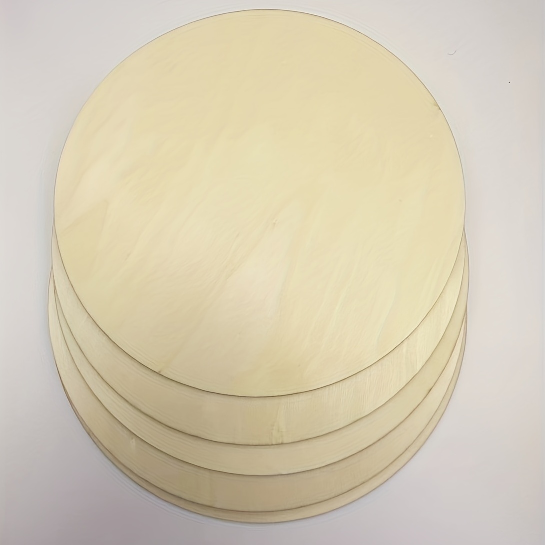 Wooden board round circular wood decoupage craft crafting 20cm 8 inches  rounds