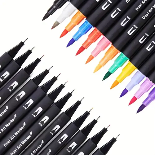 48/80/168 Colors Markers Set Double Head Art Special Alcohol - Temu