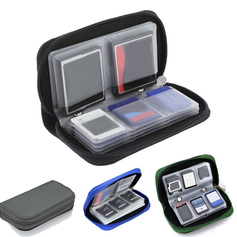 Portable Memory Card Storage Bag Suitable For Sd Card Cf - Temu