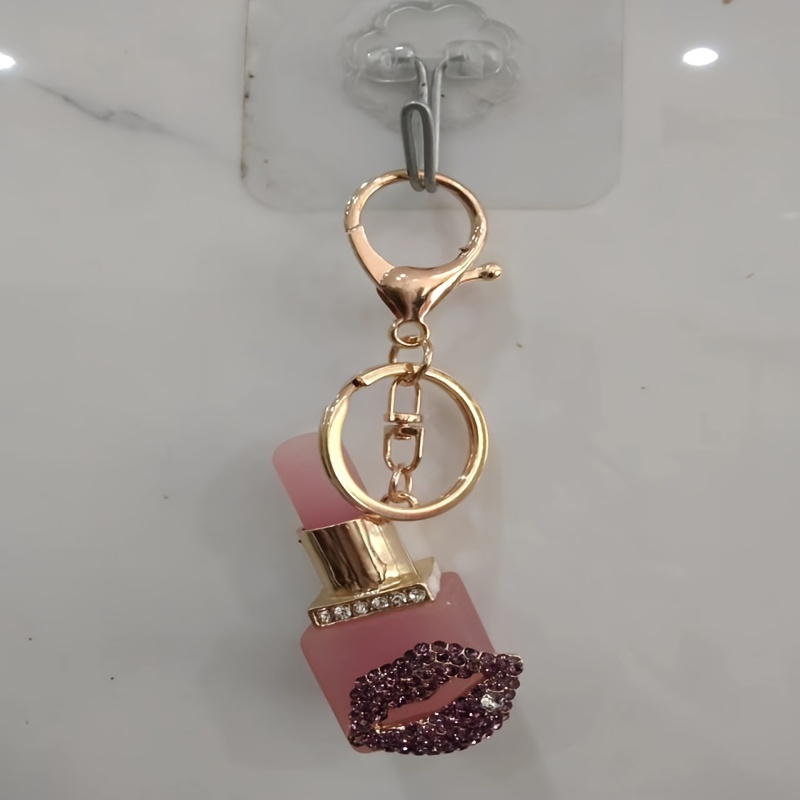 Lipstick & Bag Charm Keychain