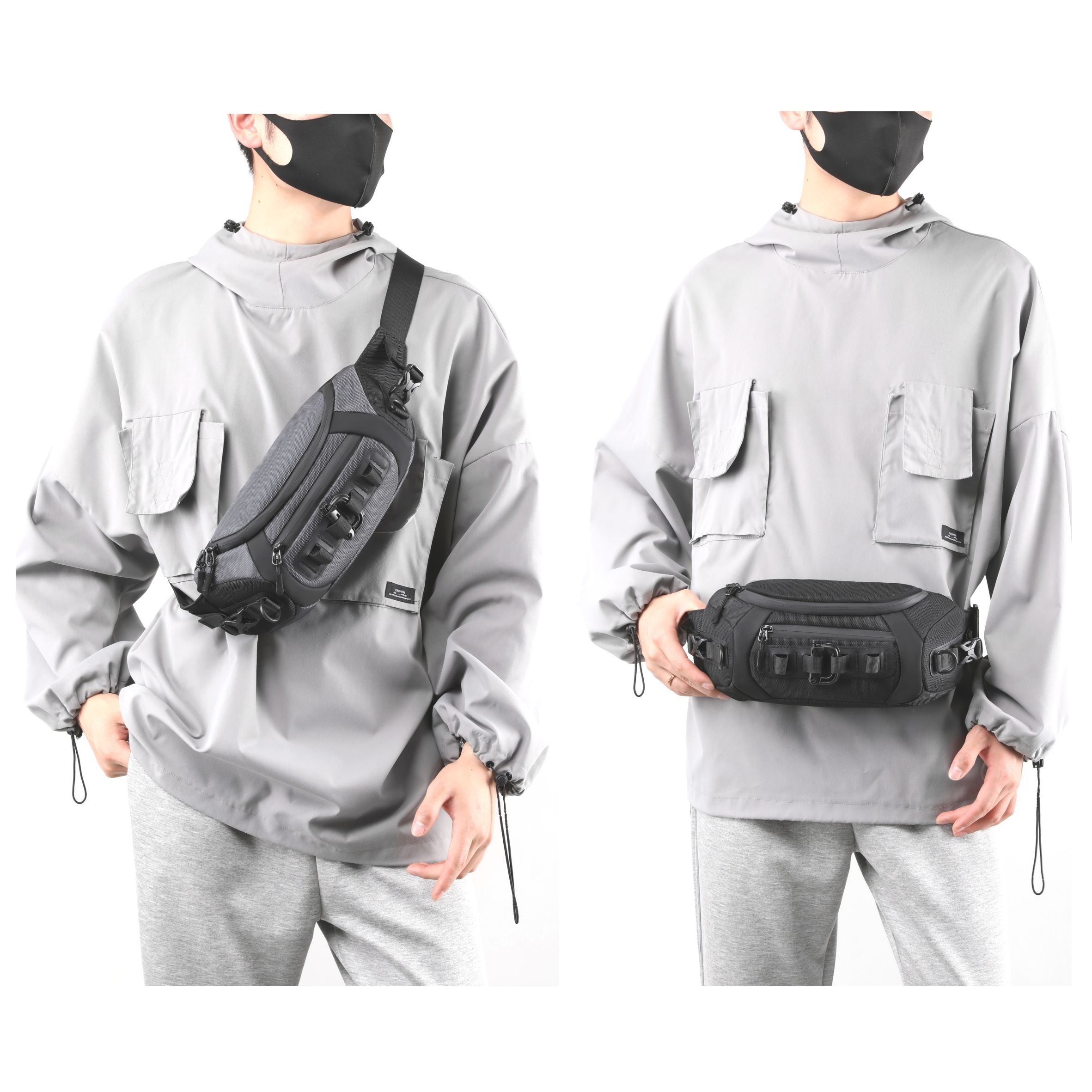 Riñonera Bolso De Cintura Para Hombre Canguro Carteras Para La