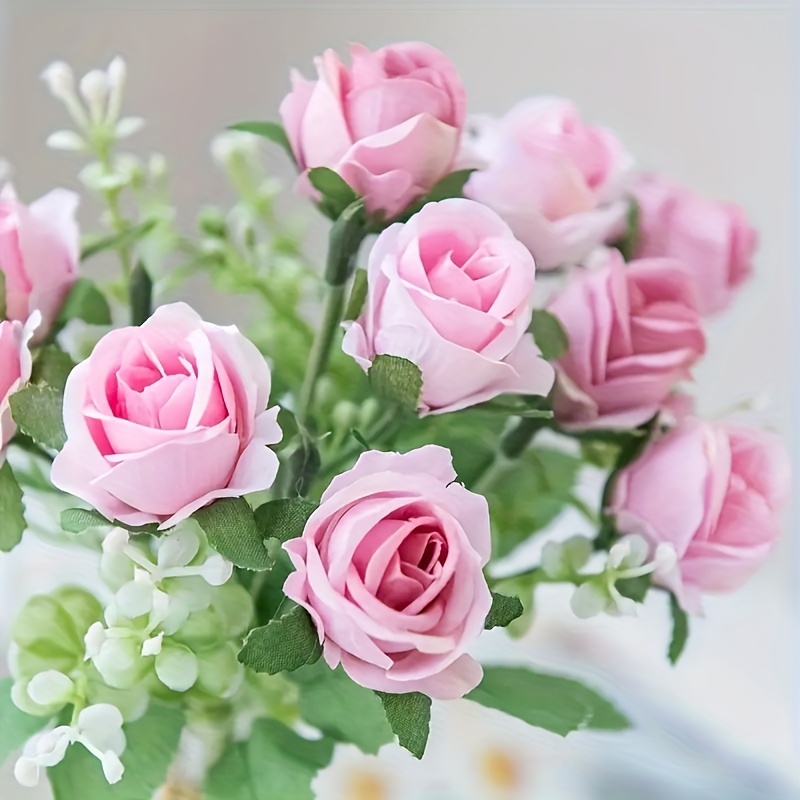 10 Pezzi Rose Finte Fiori Seta Artificiale, Bouquet Fiori Rose Finte Steli  Lunghi Composizione Centrotavola Matrimoni, Feste, Cucina Casa, Decorazioni  Natalizie (bianco) - Casa E Cucina - Temu Switzerland