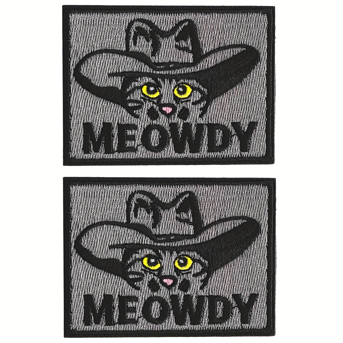 Parche Meowdy Parche Gancho Bucle Mochila Táctica Insignias - Temu