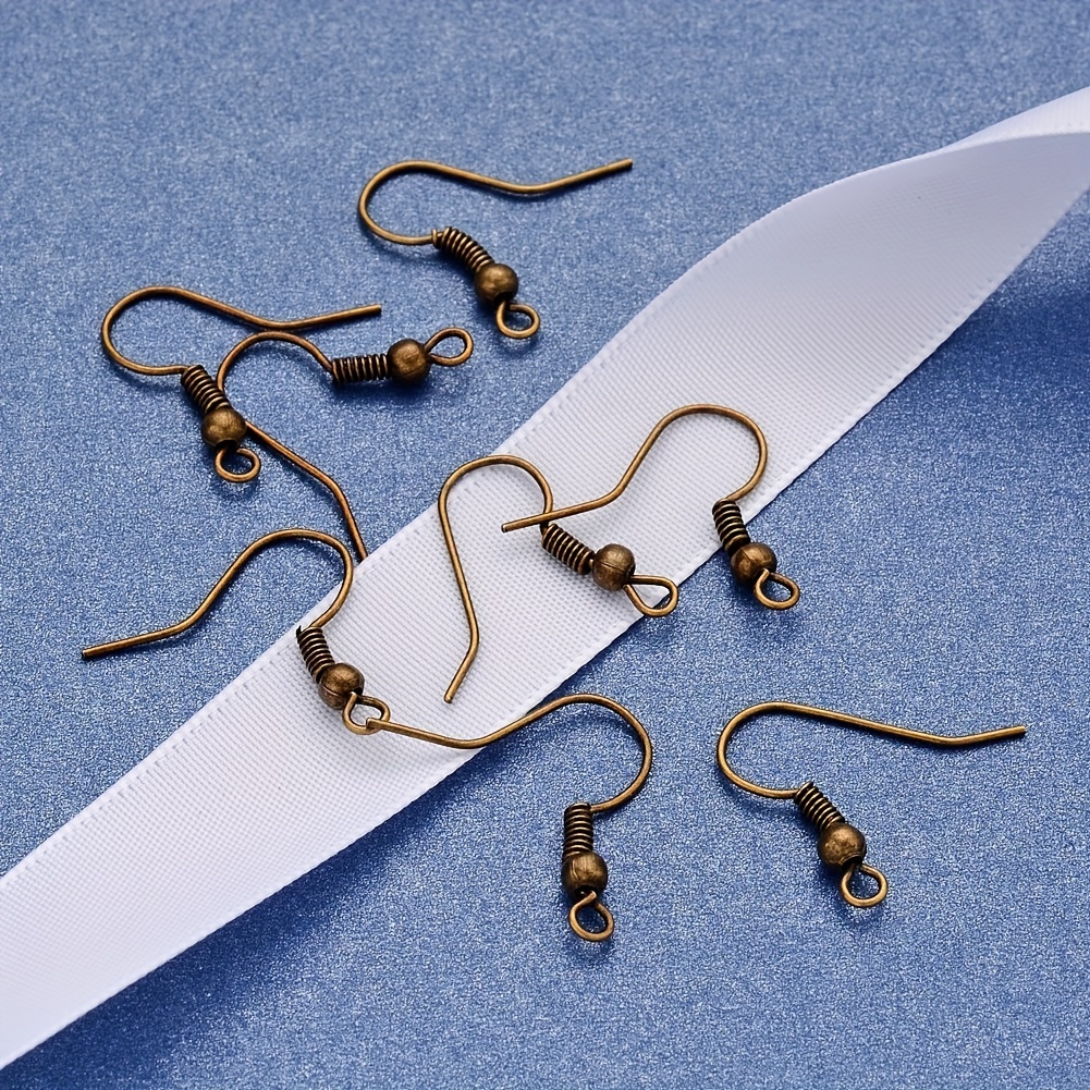Golden Antique Bronze Ear Hooks Earrings Clasps Findings - Temu