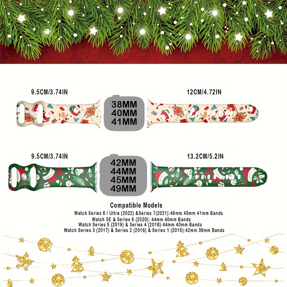 christmas iwatch compatible iwatch 38mm 40mm 41mm 42mm 44mm Temu