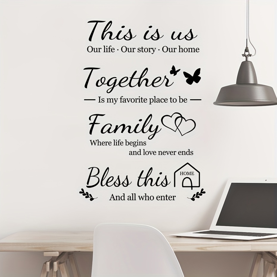 Home is Where Your Story Begins Vinyl Wall Words Vinyl Home Decal