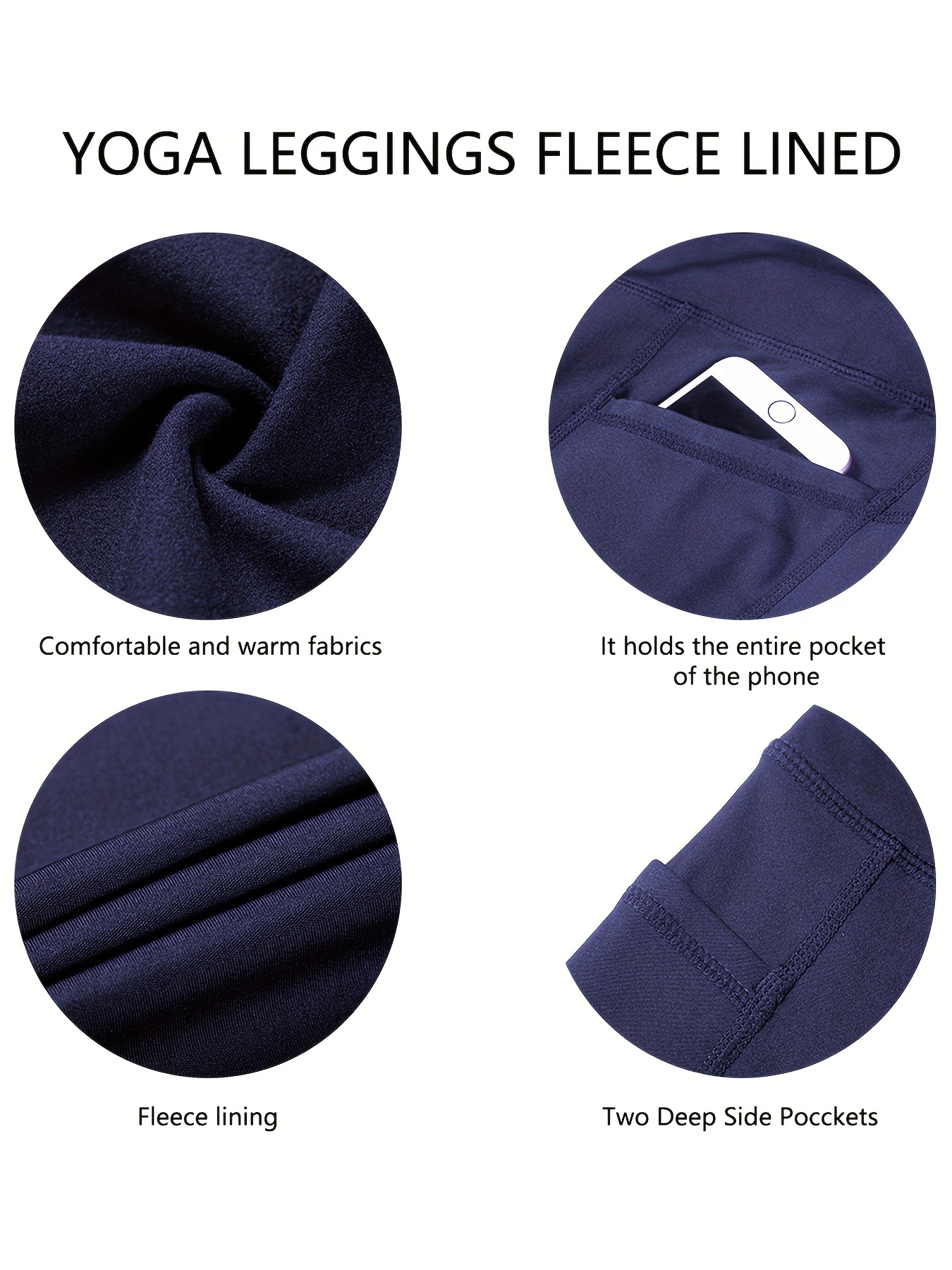 Fleece Lined Pocket Leggings