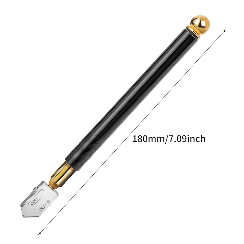 Glass Cutter 3mm-12mm, Glass Scoring Tool,Upgrade Glass Cutter Tool, Pencil  Style YG8 Tip For Glass Cutting/Tiles/Mirror