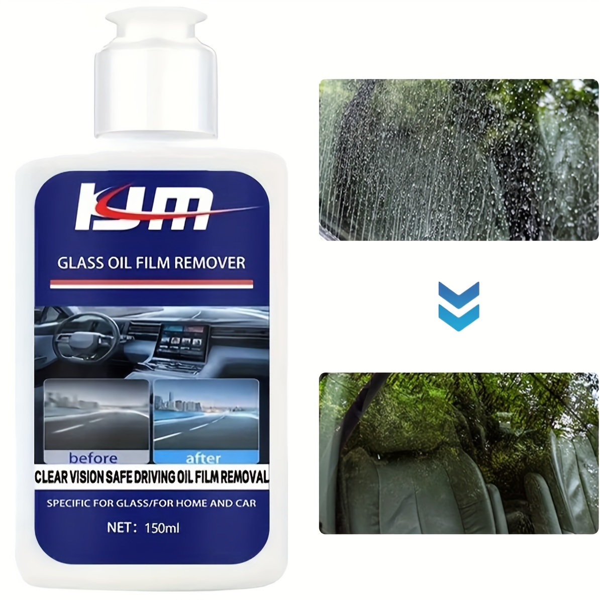 Household Car Cleaners Popular Car Oil Film Cleaning Emulsion, Windshield  Oil Film Stain Removal, Wiper Oil Film Cleaning Agent 150ml 