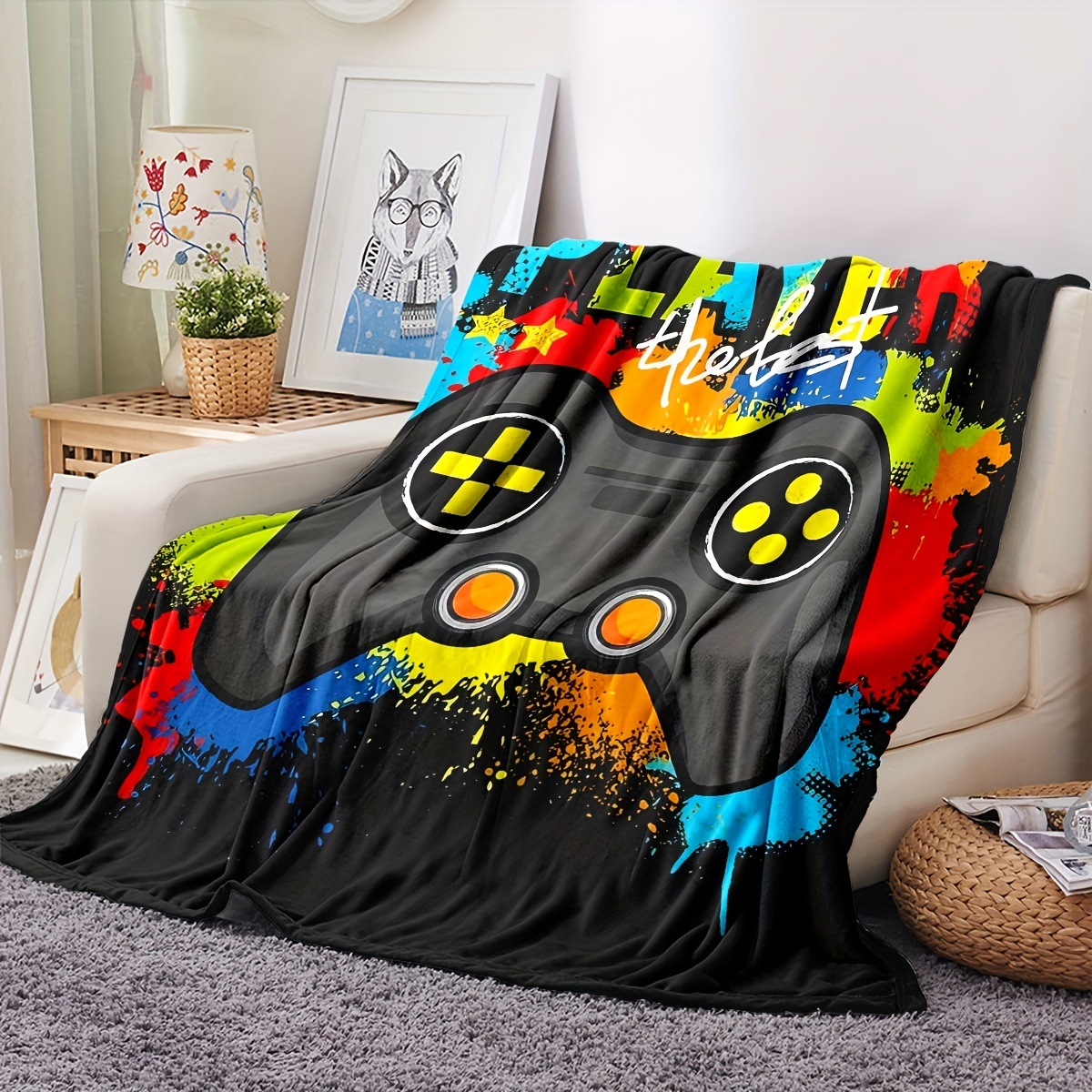 Cozy Soft Throw Blanket For Couch Bed Decor Car Bedroom - Temu