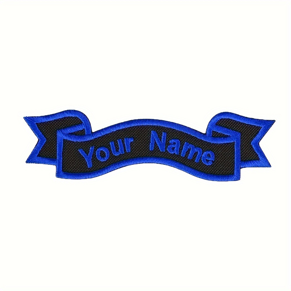 Custom Name Patches Embroidered Name Tag Iron Patch Suit - Temu